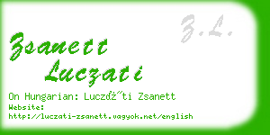 zsanett luczati business card